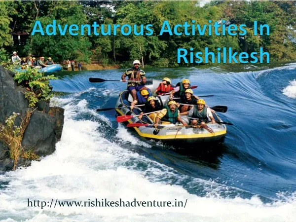 Adventure Activities In Rishikesh