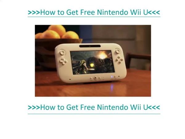 Latest News for The Newest Product of Nintendo - Wii U