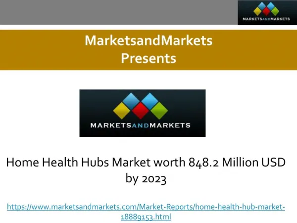 Home Health Hub Market by Product and Service, Type of Patient Monitoring & End User - 2023