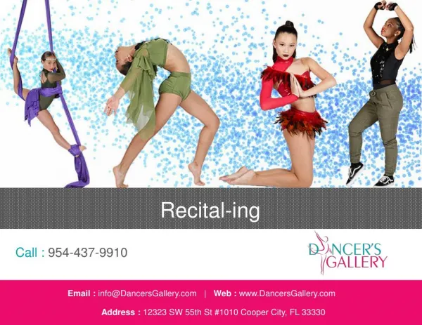 Dancer's Gallery - Recital-ing