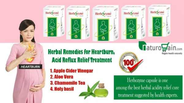 Herbal Remedies for Heartburn, Acid Reflux Relief Treatment