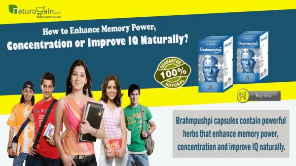 How to Enhance Memory Power, Concentration or Improve IQ Naturally?