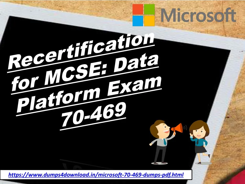 recertification for mcse data platform exam 70 469
