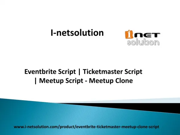 Eventbrite Script | Ticketmaster Script | Meetup Script