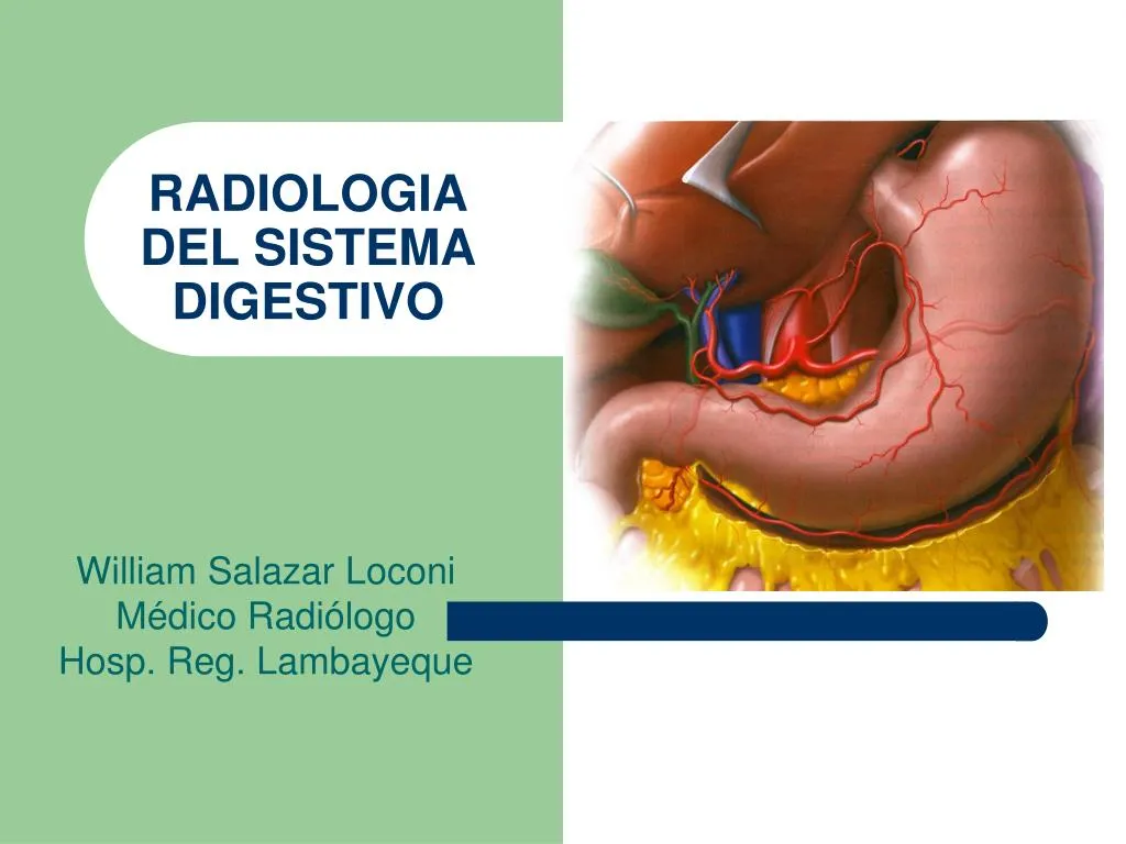 radiologia del sistema digestivo