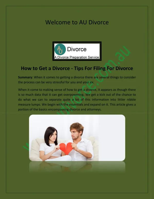 divorce, divorce online, How to get a divorce - audivorce.com.au