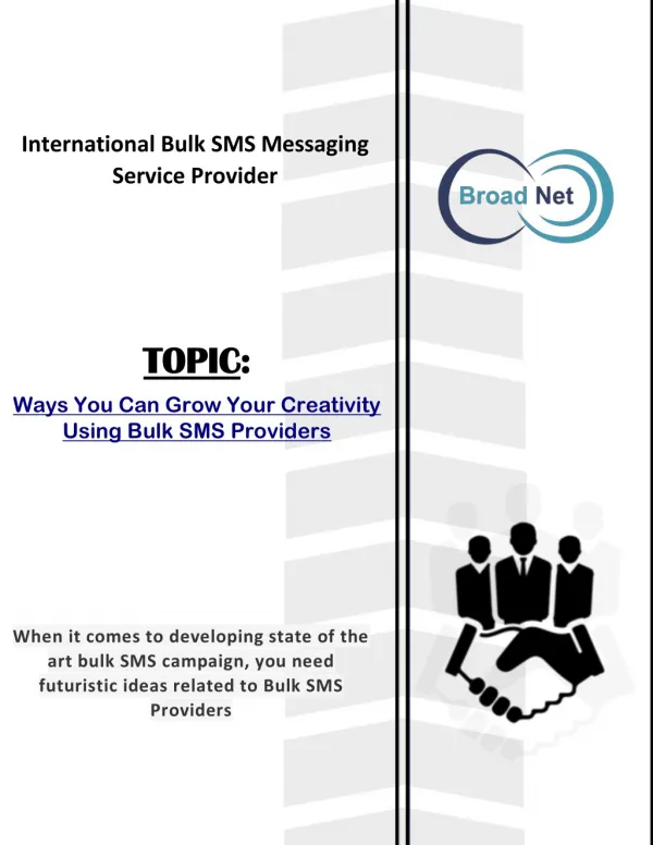 Ways You Can Grow Your Creativity Using Bulk SMS Providers