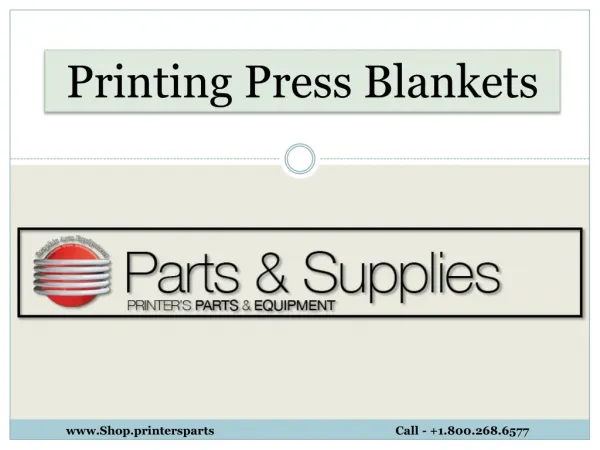 Buy Printing Press Blankets at - Shop.PrintersParts
