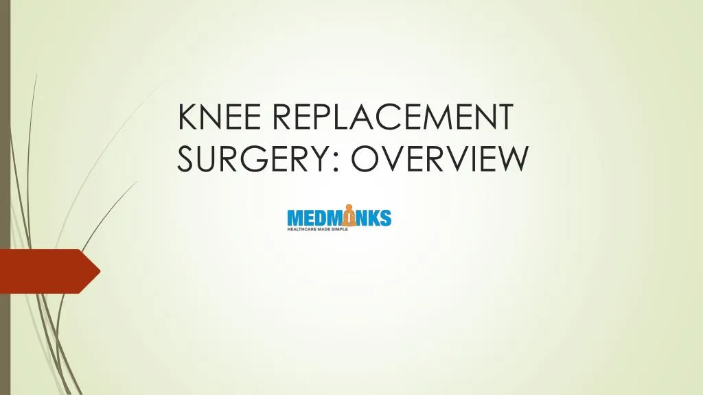 knee replacement surgery overview