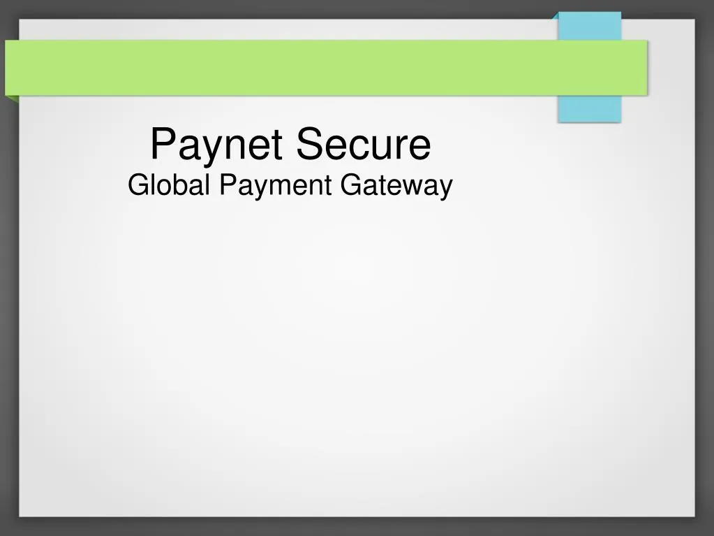 paynet secure global payment gateway