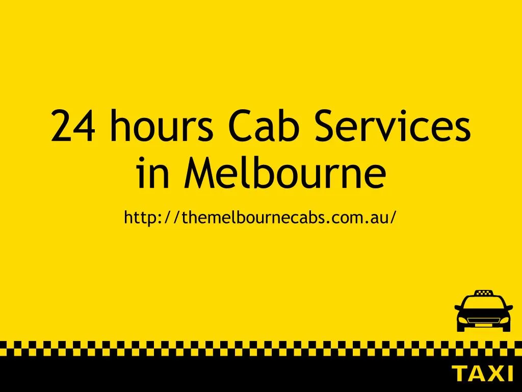 24 hours cab services in melbourne