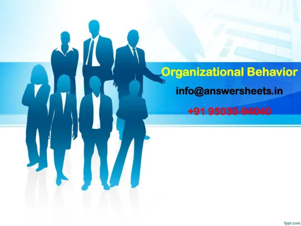 organizational behavior info@answersheets in 91 95030 94040