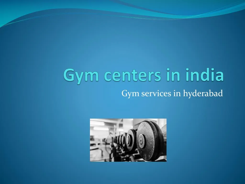 gym centers in india