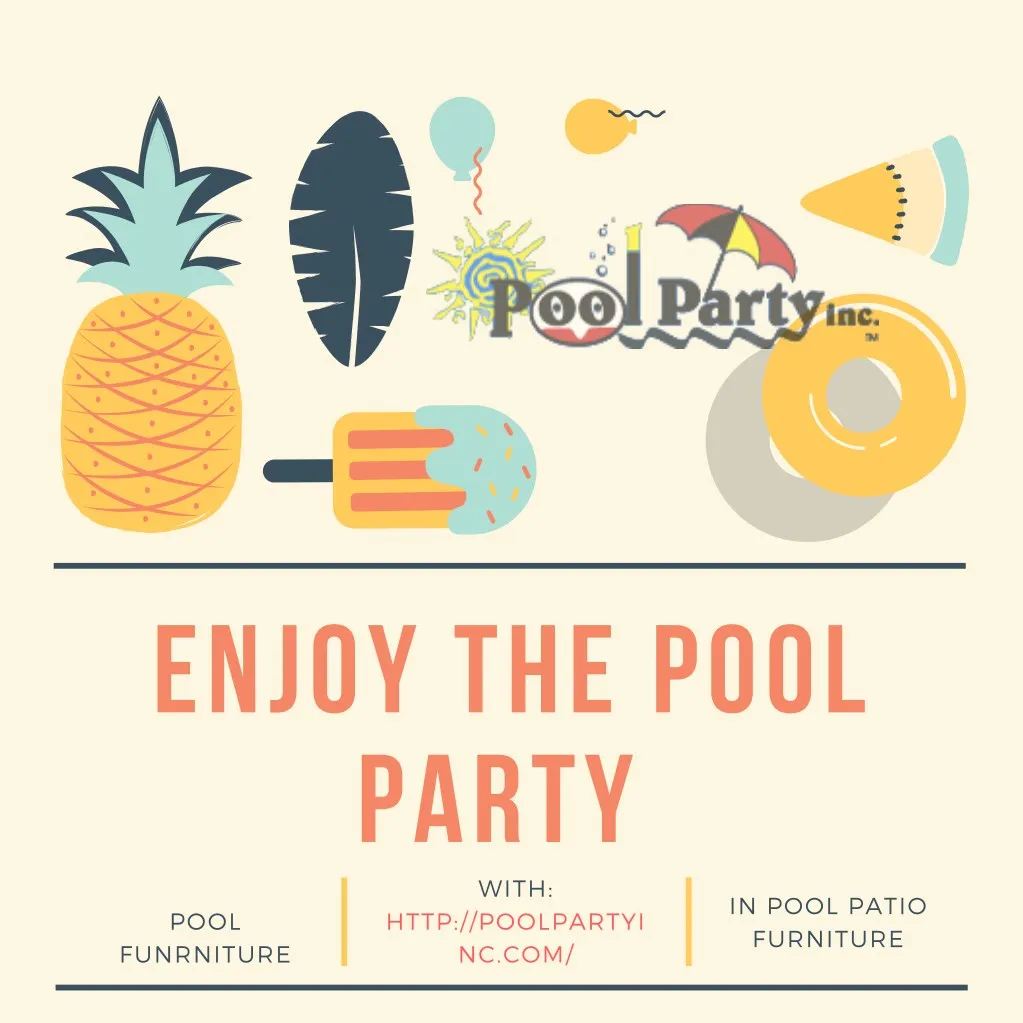 enjoy the pool party
