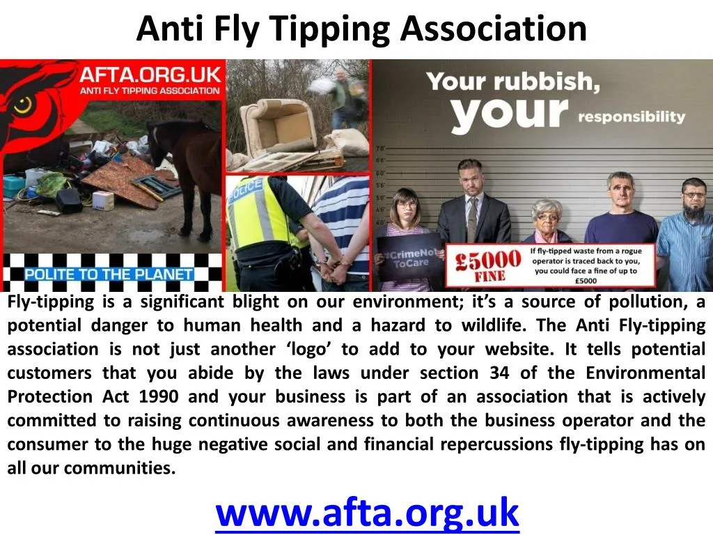 anti fly tipping association