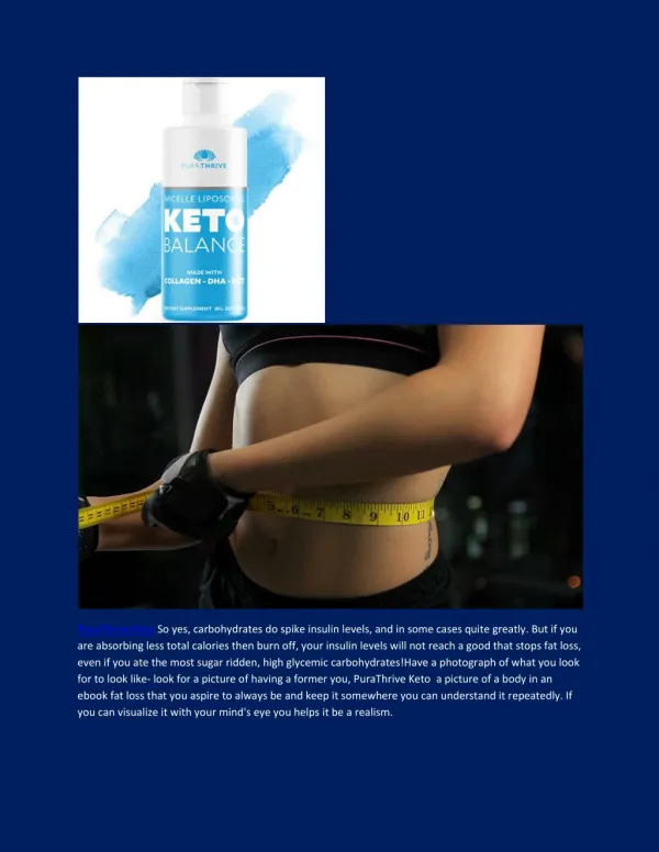 PuraThrive Keto - Quickly Weight Loss Formula