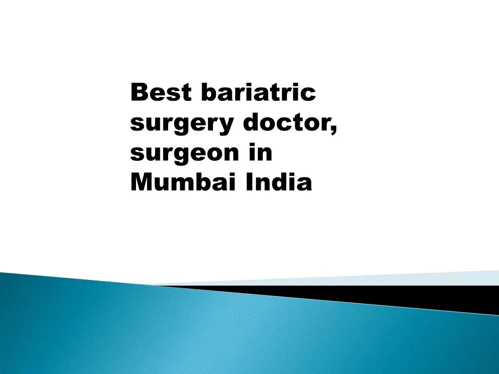 best bariatric surgery doctor surgeon in mumbai