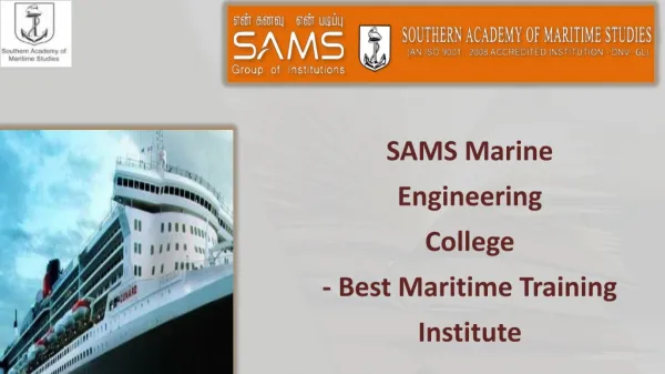Top Marine College in Chennai, Tamilnadu , India