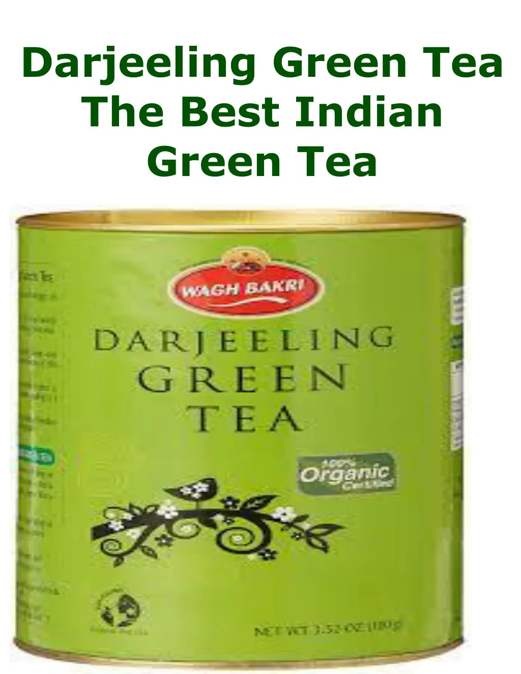 darjeeling green tea the best indian green tea