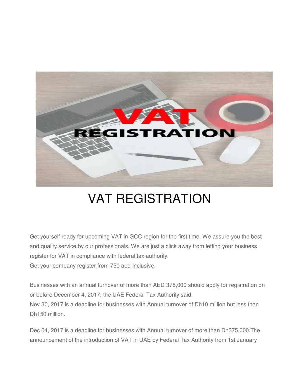vat registration