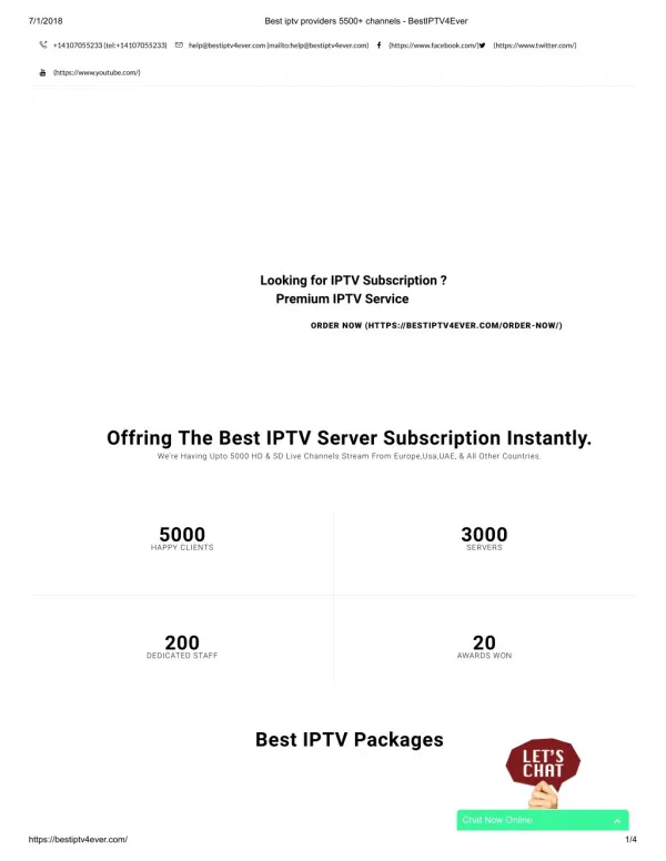 Best iptv providers 5500 channels - BestIPTV4Ever