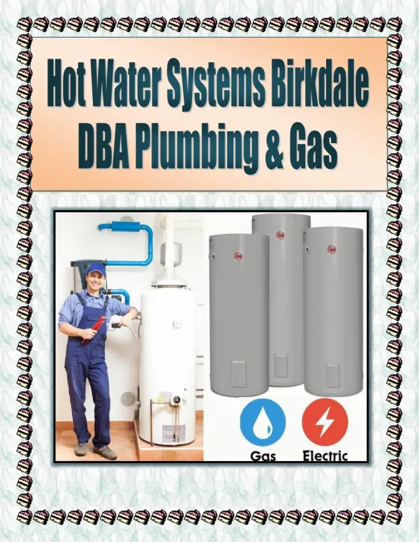 Hot Water Systems Birkdale - DBA Plumbing & Gas