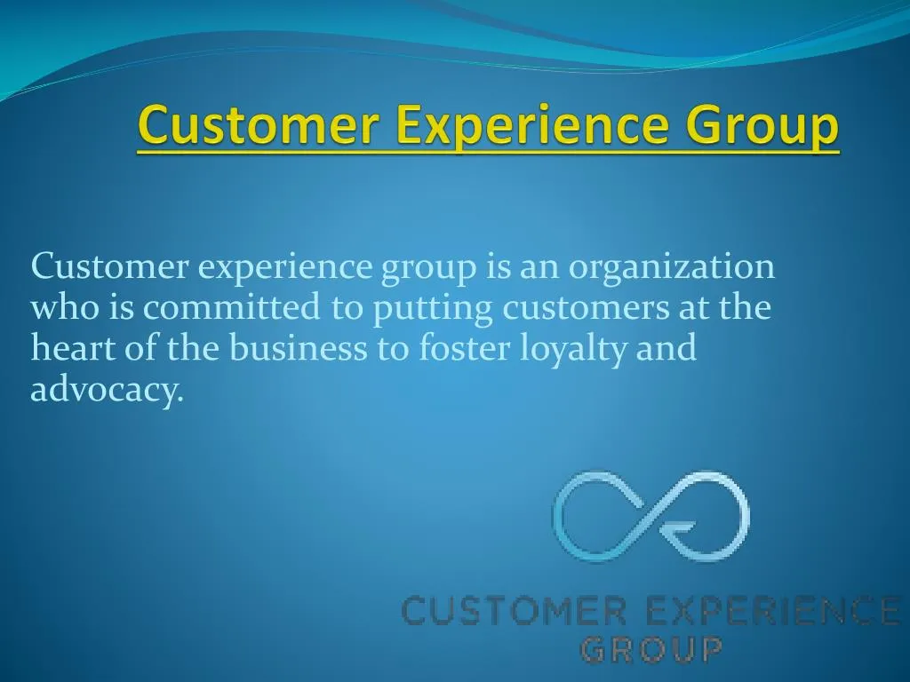 customer experience group