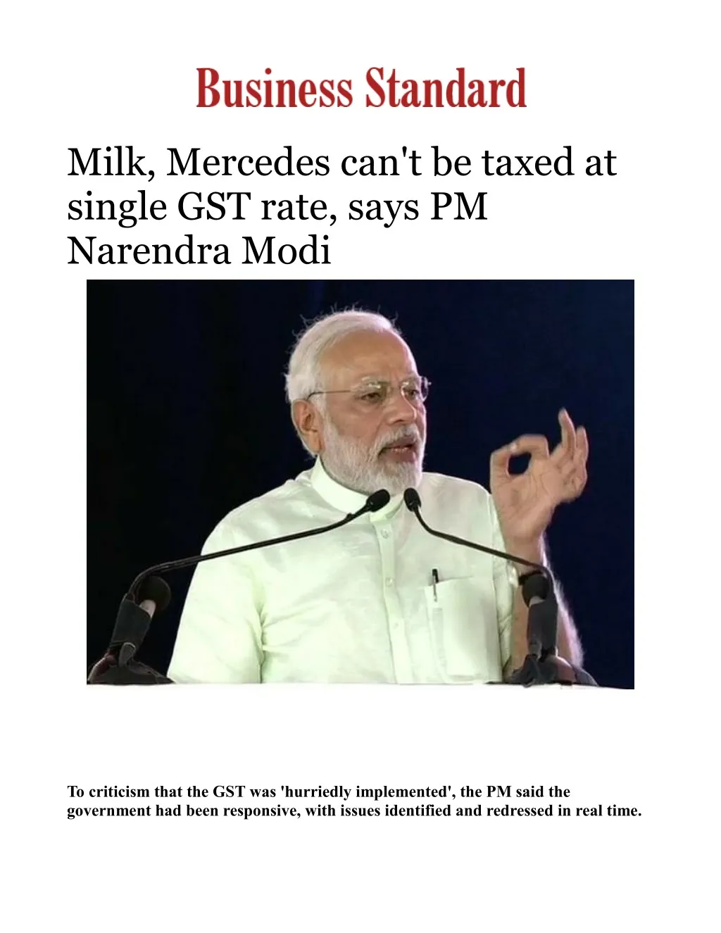 milk mercedes can t be taxed at single gst rate