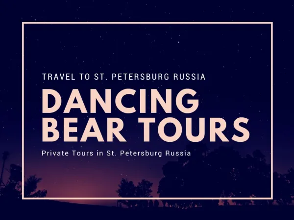 Best tours in st Petersburg