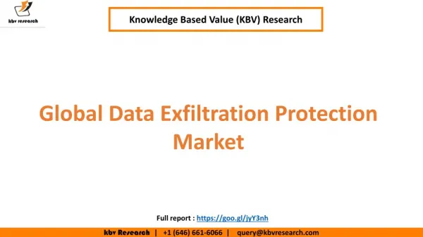 Data Exfiltration Protection Market Size to reach $99.3 billion by 2024