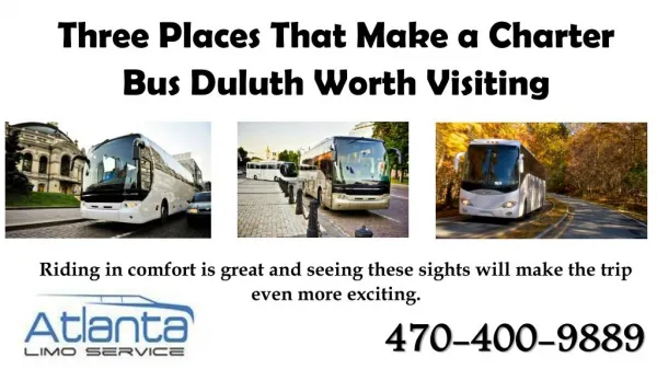 charter bus rental Duluth