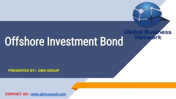Offshore Investment Bond | Offshore Services Provider