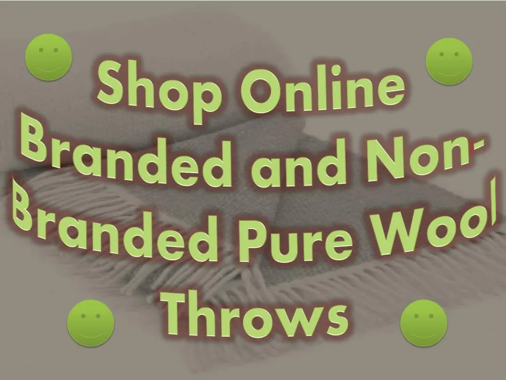 shop online branded and non branded pure wool throws