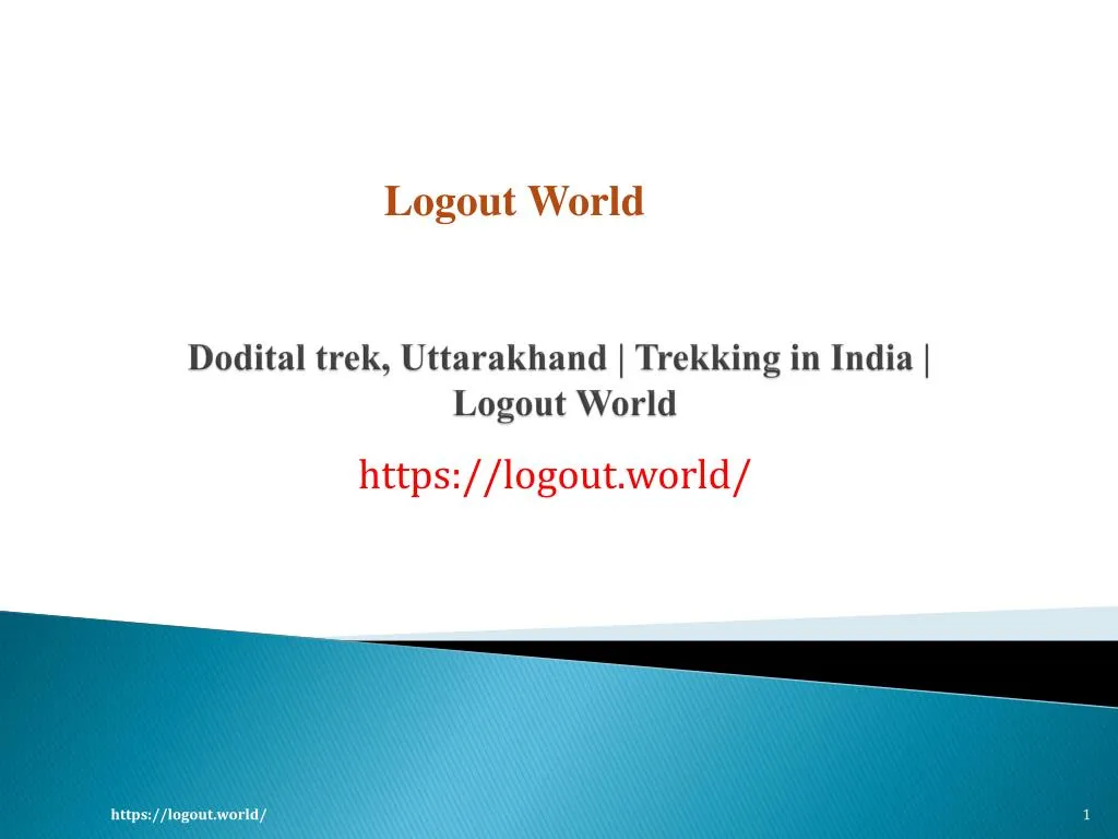 dodital trek uttarakhand trekking in india logout world