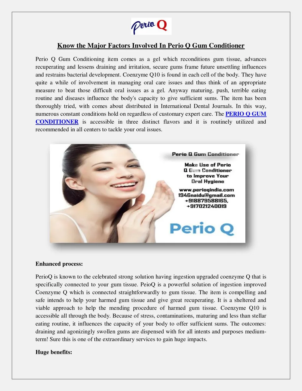 know the major factors involved in perio
