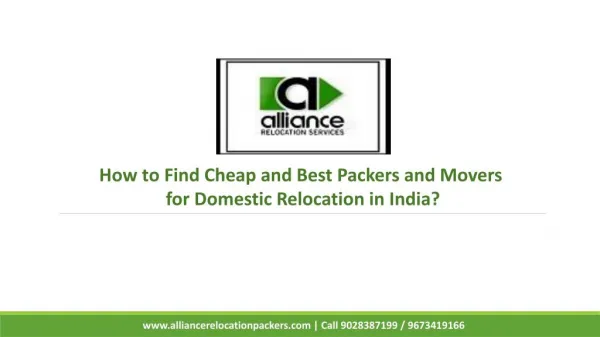 Packers and Movers Services in Aurangabad