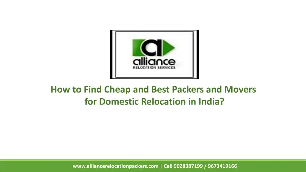 how to find cheap and best packers and movers