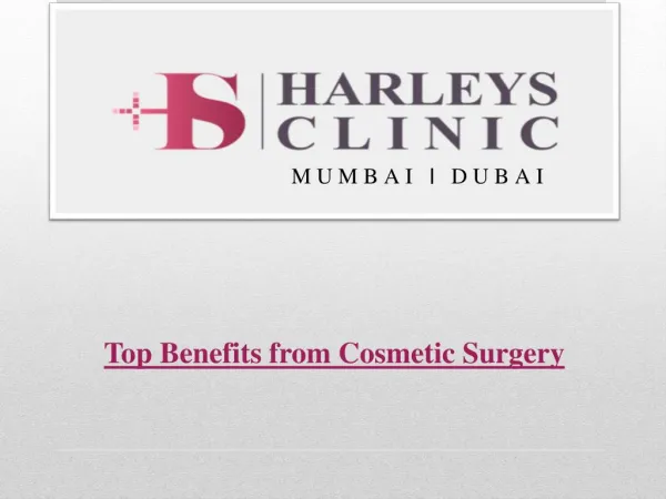 Top Benefits from Cosmetic Surgery