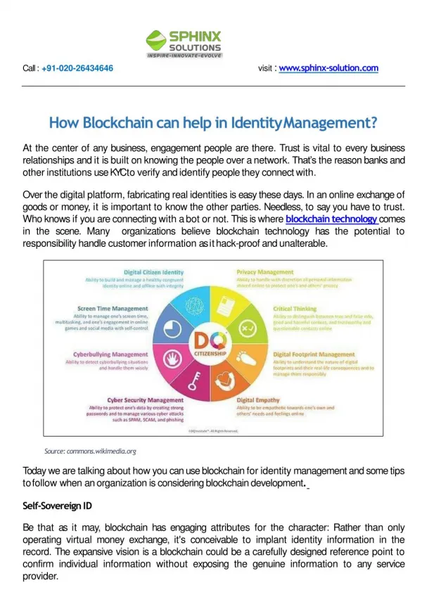 How Blockchain can help in Identity Management?