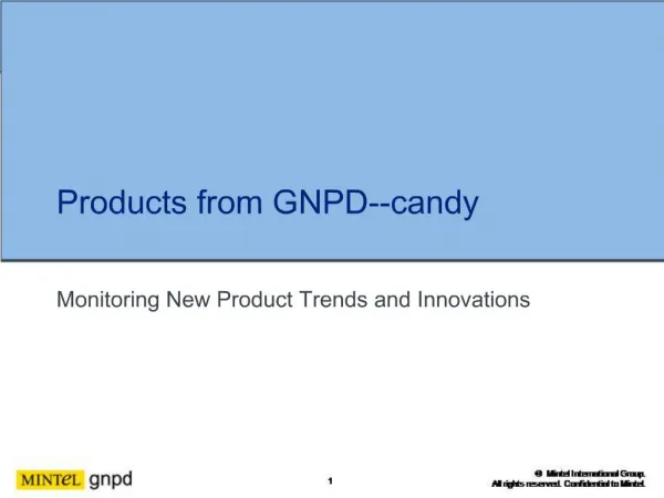 Monitoring New Product Trends and Innovations
