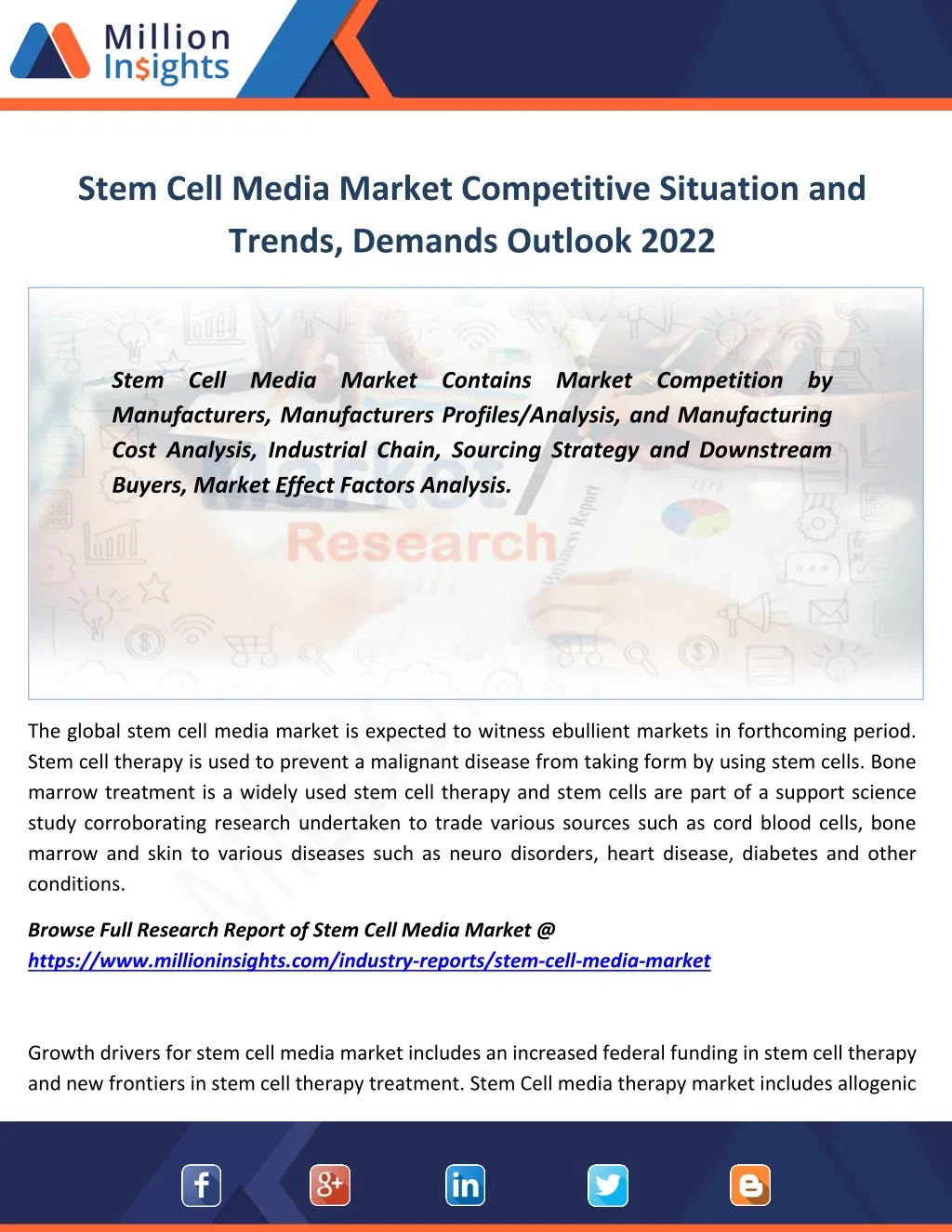 stem cell media market competitive situation