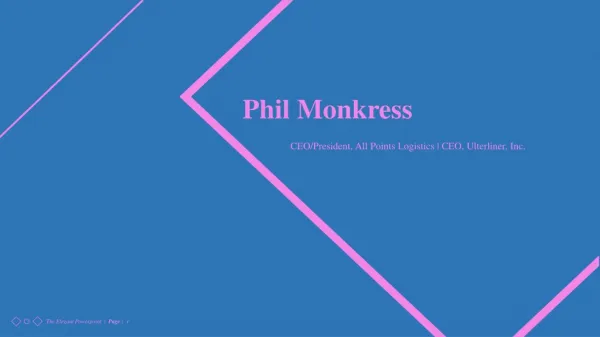 Phil Monkress - CEO, Ulterliner, Inc.
