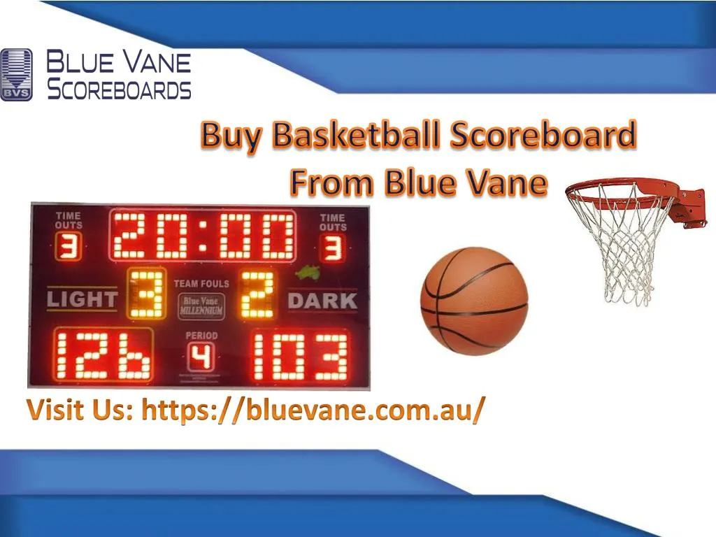 buy basketball scoreboard from blue vane