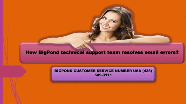 How Bigpond technical support team resolves email errors?