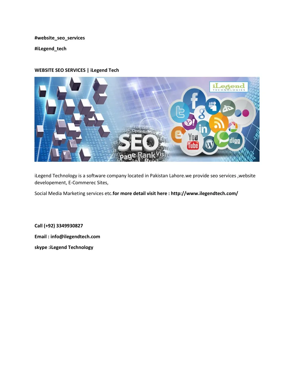 website seo services
