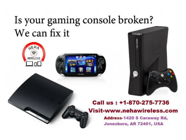 Game Console Repair In Jonesboro ar | 1-870-275-7736