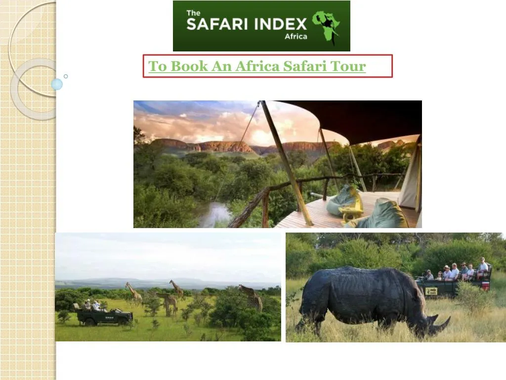 to book an africa safari tour