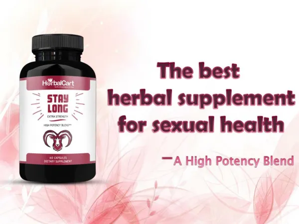 sexual health and wellness - Herbalcart - Stay Long