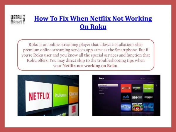 How To Fix When Netflix Not Working On Roku