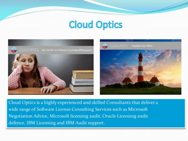 Microsoft Licensing Experts - Cloud Optics